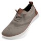 thumbnail image 3 of Hombres Knit Barefoot Zapatos Minimalistas Caminar zapatos Slip en zapatos de caja de punta anchas zapatillas de zapatillas para interiores al aire libre, 3 of 7