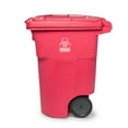 thumbnail image 6 of Toter 96 Gal. Red Hazardous Waste Trash Can with Wheels and Lid Lock, 6 of 11