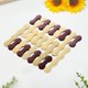 thumbnail image 5 of Posavasos con aislamiento de madera | Estera de madera natural tallada a mano | Almohadilla duradera resistente al calor | Grano único | Protector de mesa decorativo para oficina en casa |, 5 of 6