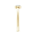 thumbnail image 3 of ANGARA Natural 0.25 Ct. Diamond Solitaire Ring in 14K Yellow Gold for Women (Ring Size: 3.5), 3 of 10