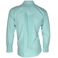 thumbnail image 3 of Guayabera Manga LARGA KALIDO SHOP Modelo KAL12 BORDADA Azul 36(CH), 3 of 10