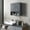 Gray#0, variant on Living Room Cabinets HOMCOM Retro Wine Cabinet for 6 Bottles, Wine Rack Sideboard Serving Bar with Glass Holders and 1 Drawer, Brown,Metal Cabinets