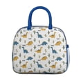 thumbnail image 2 of Womens White Dinosaurs Cacti ROAR Pattern Lunch Box for Work,Insulated Lunch Bag for Women,Loncheras Para Mujer,Leakproof Adult Lunch Bag for Work,Beach,Travel,Picnic,Camping, 2 of 7