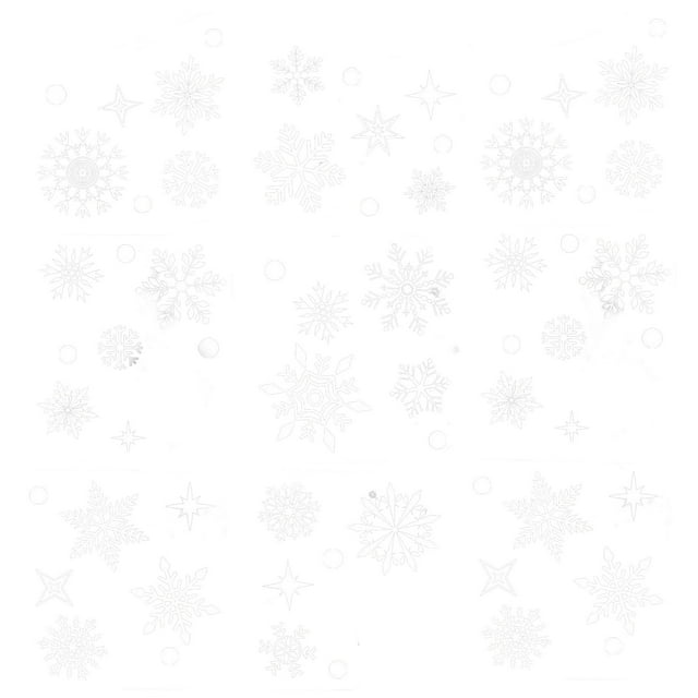 The New Christmas Snowflake Static Sticker Window Sticker Glass Sticker Christmas Window Window Background Decoration Wall Sticker Studio 40w 5400k Ring Light Lamp