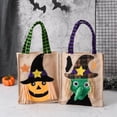 thumbnail image 4 of 4 piezas Bolsa de dulces de Halloween - Bolsas de envoltura de regalo festivas para pedir dulces, suministros de decoraciones de regalos de fiesta de Halloween, 4 of 5