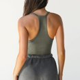 thumbnail image 2 of DondPO Womens Tank Tops,Lady V Neck Racer Back Tank Top For Women Padded Ribbed Long Tank Fitted Basic Tops,Halter Tops for Women,Womens Loose Tank Tops Clearance！ Green M Clearance！, 2 of 5