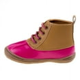 thumbnail image 3 of Smart Step Unisex Lace-Up Ankle High Hi-Top Duck Boots - Fuchsia, 10, 3 of 5