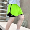 thumbnail image 6 of MKOSPLRT Boys Quick Dry Shorts Summer Solid Color Fake Two Layer Outdoor Athletic Casual Shorts UPF 50+ Sun Protection, 6 of 9