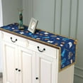 thumbnail image 7 of Jiibva Hanukkah Linen Table Runner Holiday Party Decor Jewish Chanukah Dreidel Memorah Hebrew Kitchen Dinning Table Decoration, 7 of 7
