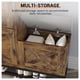 thumbnail image 4 of Estilo rural-style antiseptic wood shoe gabinete con bench y 2 flip cajones para entrada hallway o sala de estar, 4 of 7