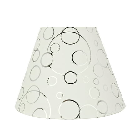 Aspen Creative 32629 Transitional Hardback Empire Shaped Spider Construction Lamp Shade