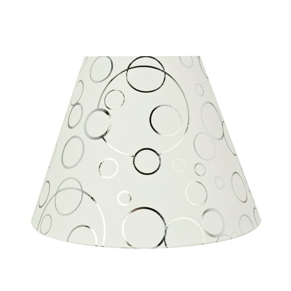 Aspen Creative 32629 Transitional Hardback Empire Shaped Spider Construction Lamp Shade