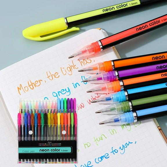 PALIFEUR Bible Highlighters No Bleed, Pack of 36 Highlighters Assorted Colors, Gel Highlighter Bulk, Shool & Bible Study Supplies