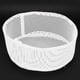thumbnail image 4 of Sombrero musulmán de oración de tela de poliéster y algodón, bordado para hombre islámico (blanco, 57 cm), 4 of 9