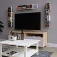thumbnail image 5 of 5Pcs CD Racks 34inch Media Storage Rack CD DVD Organizer Metal Shelf Wall Mount White, 5 of 12