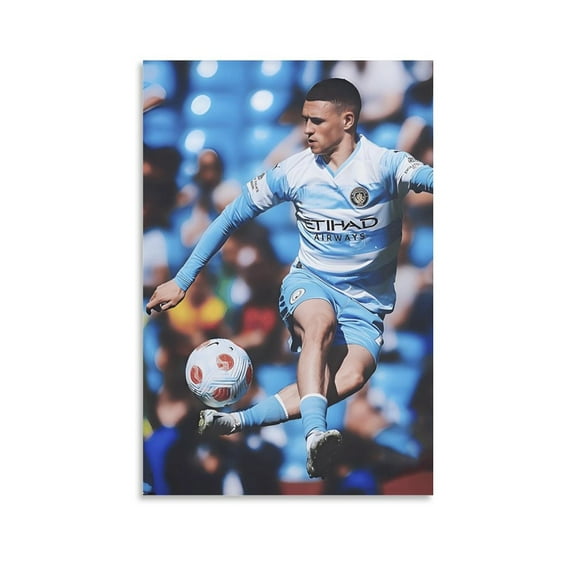 Phil Foden Football Boy Art Poster Print Photo Art Painting Canvas Poster Home Decorative Bedroom Modern Decor Posters Gifts 16x24inch(40x60cm)