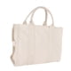 thumbnail image 5 of Bolso de mano para mujer, de lona, de un solo hombro, informal, para la escuela, con cremallera, correa ajustable, color beige, talla M, 5 of 15