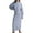 Blue, variant on Women's Casual Winter Fall Dress Long Sleeve Solid Fashionable High Necked Pencil Skirt Set Dresses