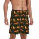 thumbnail image 2 of Fotbe Cute Little Foxes Pantalones Cortos de Pijama para Hombre, Ropa de Dormir, Pantalones de Pijama Cortos para Hombre-Large, 2 of 6