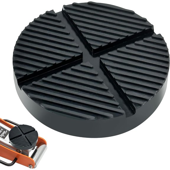 Floor Jack Rubber Pad, Universal Jack Pad Adapter, Pinch Weld Side Frame Rail Protector, 1 Pack