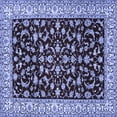 thumbnail image 1 of Ahgly Company Indoor Square Persian Blue Traditional Area Rugs, 4' Square, 1 of 4