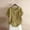 Green, variant on Cotton Linen Shirts Floral Print Linen Shirts Half Sleeve Casual Blouses Loose Gauze Tunics Cotton Linen Tunic Tops Boho Summer Graphic Tees Gray L