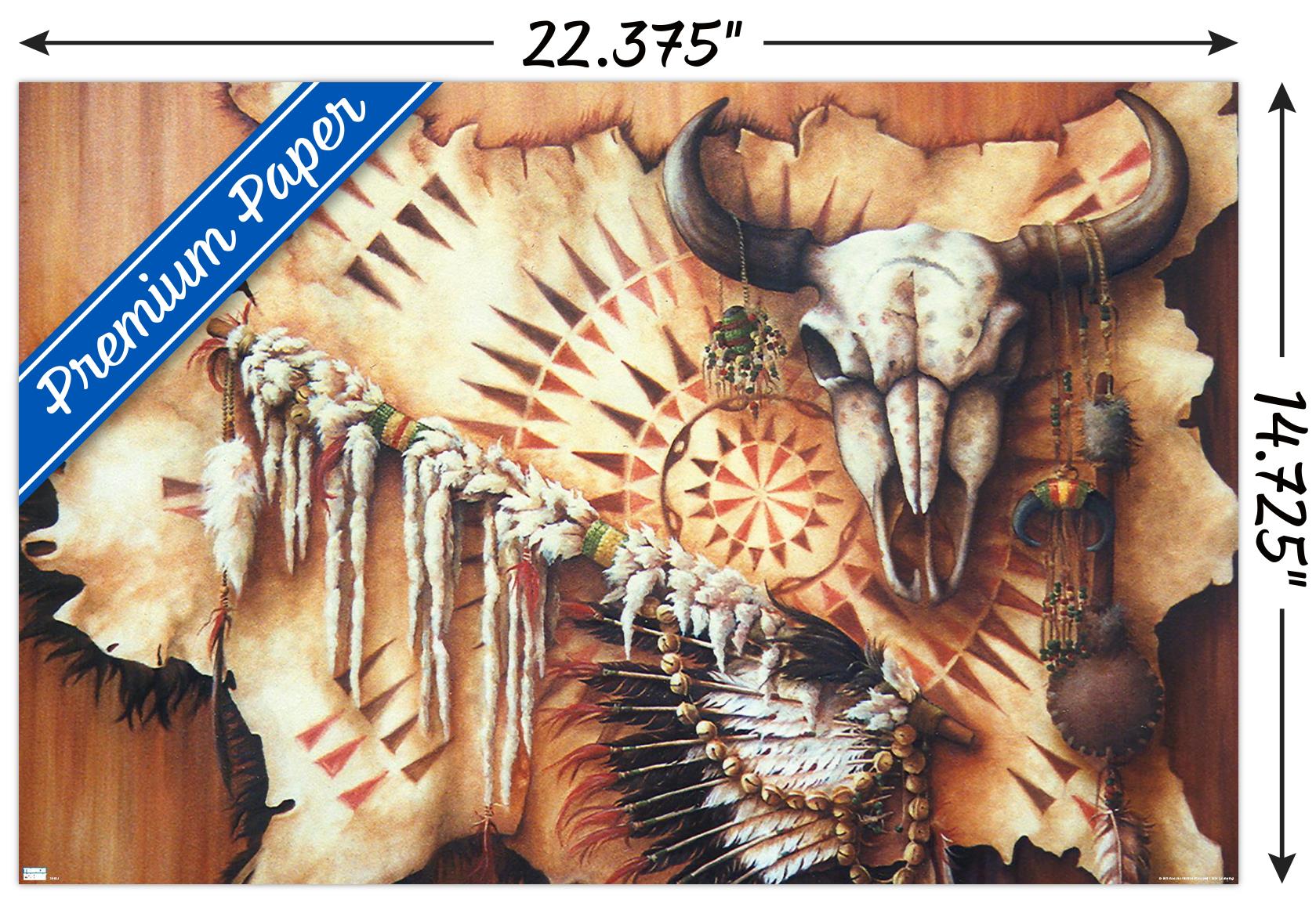 Teri Rosario - Plains Medicine Wall Poster, 14.725" x 22.375"