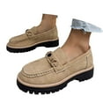thumbnail image 3 of Women's Casual Shoes Stylish Casual Loafers with Heel and Platform - Versatile Footwear for Everyday Wear, 3 of 9