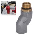 thumbnail image 1 of 360 Rotating Metal Fuel Hose Swivel Connector, for Fuel Nozzle Multi Plane Fuel Plane Swivel, with Simple Installation, 1 of 7