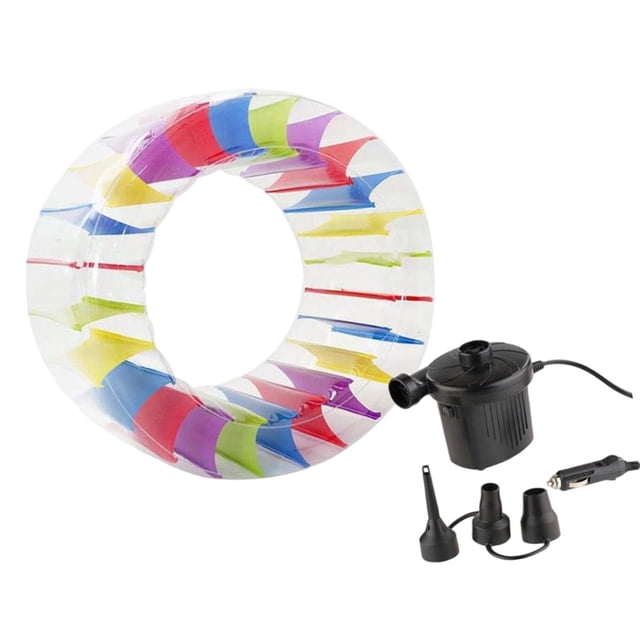 koolsoo Inflatable Water Wheel Children Kids Swimming Pool Float for Yard River Lake L