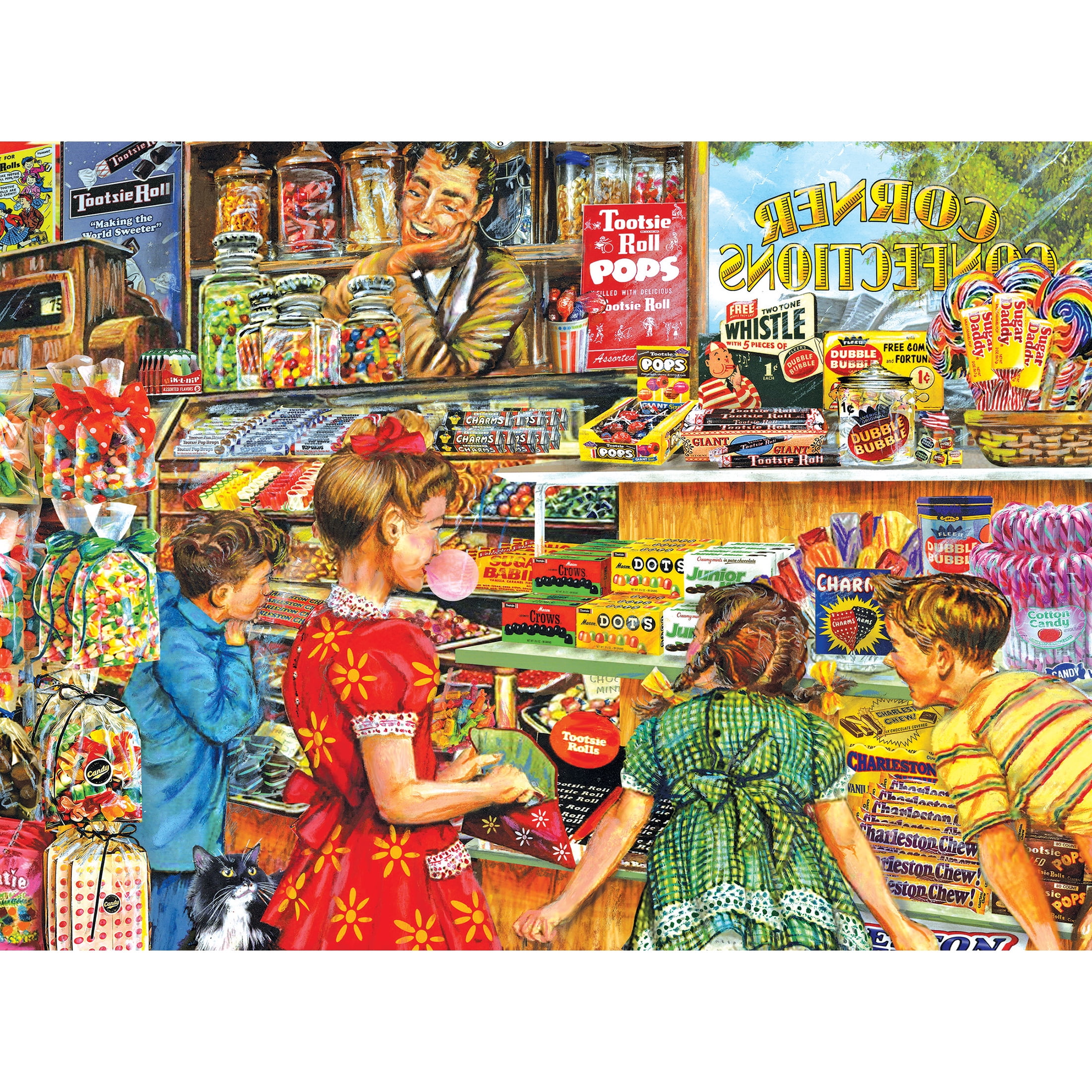 Back to the Past 750-Piece Tootsie Candy Jigsaw Puzzle - Walmart.com