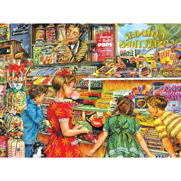 Back to the Past 750-Piece Tootsie Candy Jigsaw Puzzle