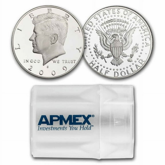 2009-S Kennedy Half Dollar 20-Coin Roll Proof (Silver)