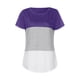 thumbnail image 3 of Blusa de manga corta de verano con cuello redondo para mujer a la moda, camisetas con estampado informal Fridja  bn8123, 3 of 4