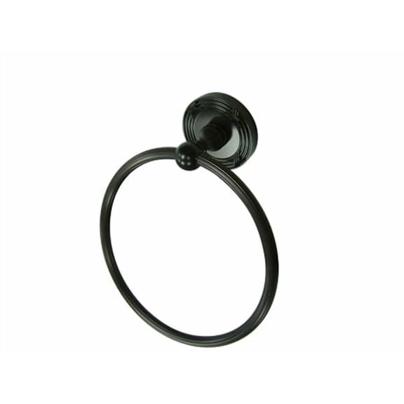 Kingston Brass BA9314ORB Georgian 6 Inch Towel Ring - Oil Rubbed Bronze