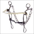 thumbnail image 3 of Hilason Stainless Steel Hackamore Horse Bit Sweet Iron Combination Mouth, 3 of 4