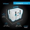 thumbnail image 5 of Lifetime 28 qt Bear-Resistant Camping Cooler, Premium High Performance, Ice Retention, Hard Cooler, 20 Can Capacity, Boulder Gray (91289), 5 of 14