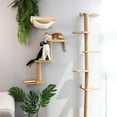 thumbnail image 4 of Cat Wall Shelves, 3 in 1 Transformable Cats Scratching Post Wall Mounted, DIY Kitten Walls Jungle and Perch Platform Supplies, Suit for Climb, Play, Nap, Scratch, 4 of 8