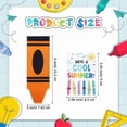 thumbnail image 3 of Fufafayo Reusable Crayon Holders, Silicone Ice Sleeves With DIY Tags and Ribbon, Colorful Freezer Popsicle Holders forKidsSummer Treats, Party Favors or Classroom Snacks, Fun Creative Design, 3 of 5