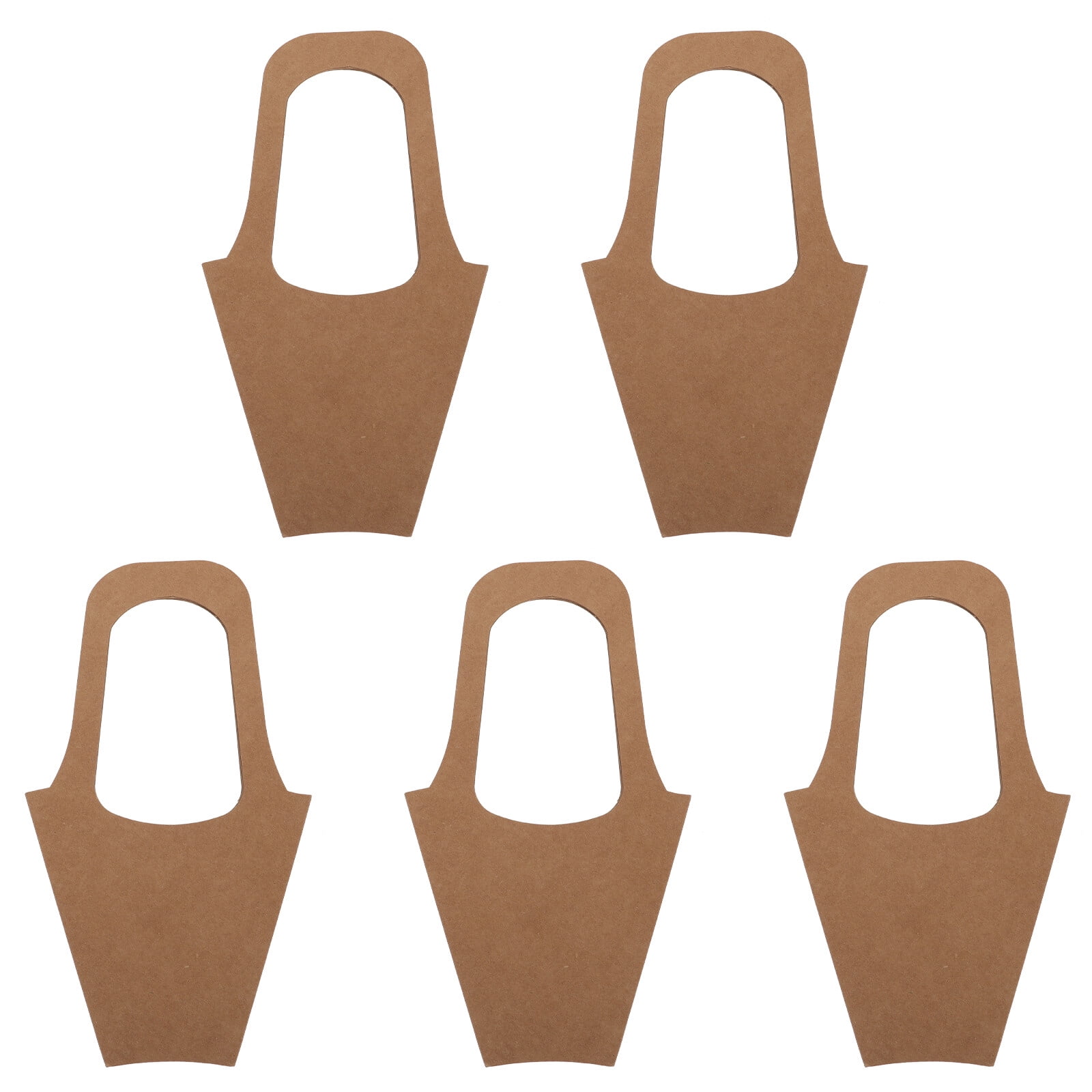 SOPOTUTU Khaki Bouquet Wrapping Bags Practical Design for Fresh Plants 20Pcs