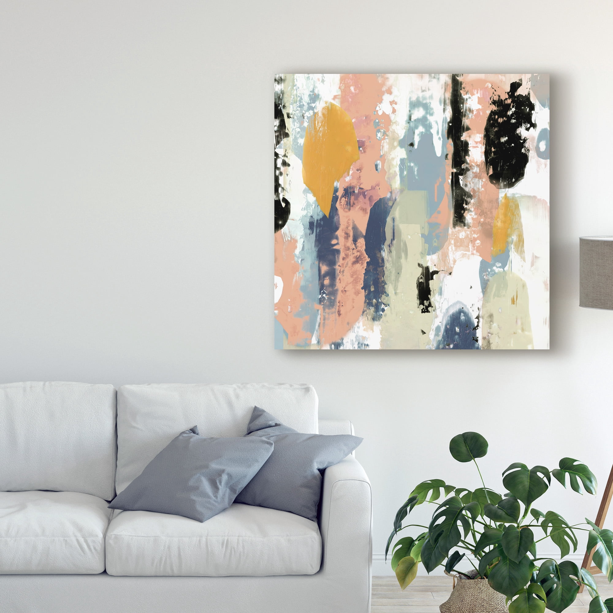 Trademark Fine Art 'Blueberry Swatches II' Canvas Art by Jennifer Goldberger
