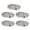 Silver, variant on 5Pcs Metal Pin Brooch Converter Harm Clothing Magnet Buckle Brooch Converter for Scarf Clasp Name Tag