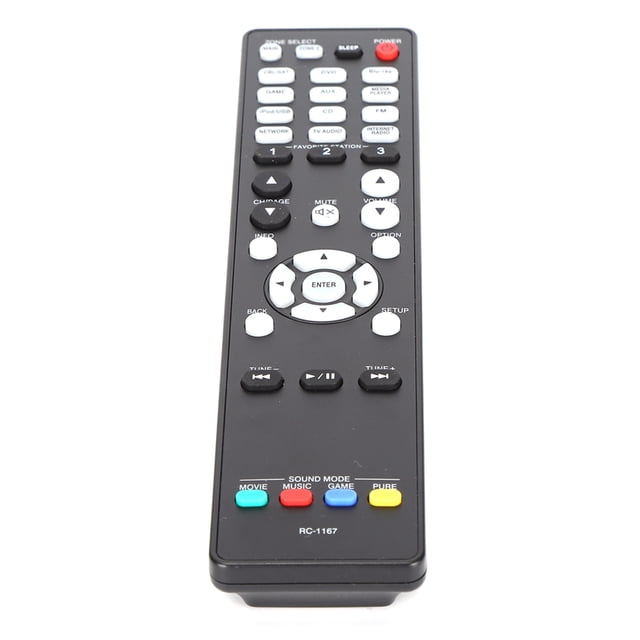 Controlador remoto, TV Control Remoto de Control Remoto para El Reemplazo para AVR-1913 AVR-2113 AVR-2313