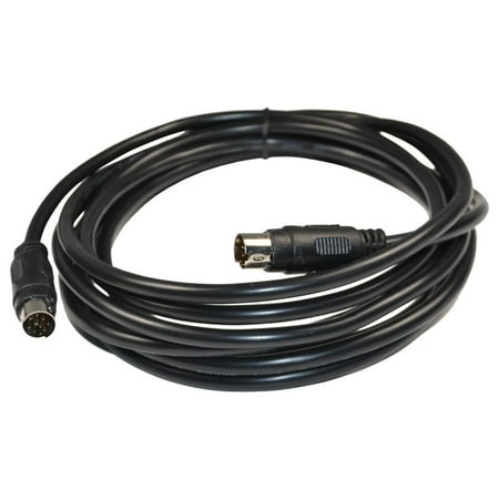 HQRP 9-pin Mini-DIN Male to 9-pin Mini-DIN Male (M/M) Audio Input Cable