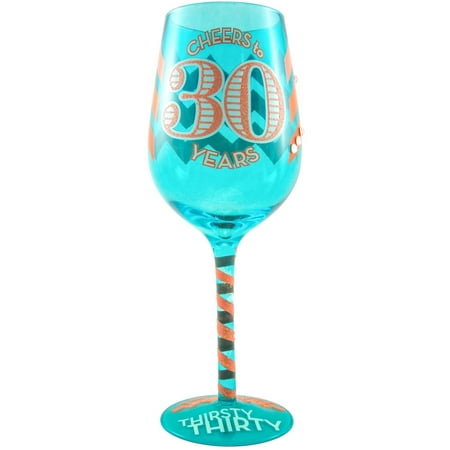 

Stonebriar Top Shelf 30th Birthday Wine Glass