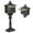Black, variant on Costway Retro Cast Aluminum Mailbox Lockable Security Postal Letter Box withBaffle Door