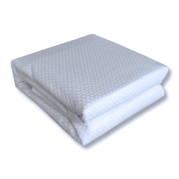 Cotton House - Bamboo Mattress Protector, Luxurious and Soft, Hydrophobic, Double Size, White