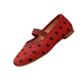 thumbnail image 3 of Rvasteizo Womens Stripe Print Shoes Pull-On Flat Breathable Summer Lightweight, 3 of 5