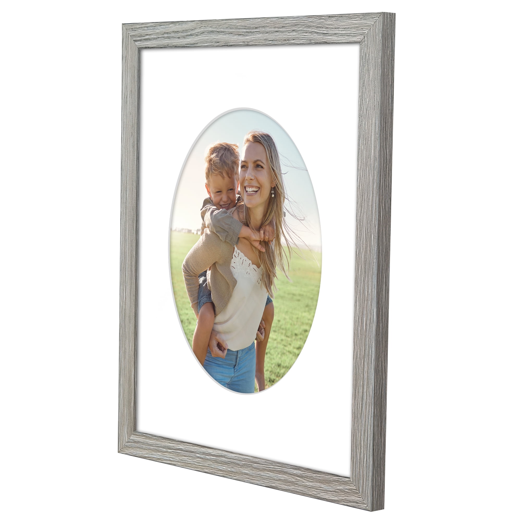 Americanflat 11x14 Picture Frame with Shatter-Resistant Glass shaped elevate cherished photos unique - Driftwood