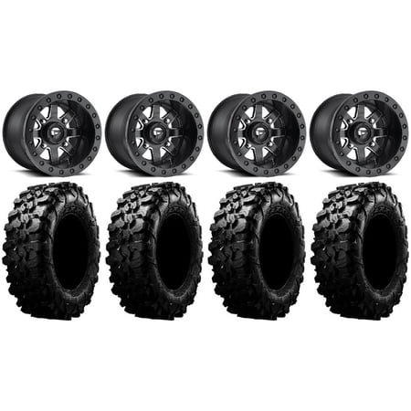 Fuel Maverick Bdlk 15 (5+2) Wheels 32 Carnivore Tires Kawasaki Mule Pro FXT